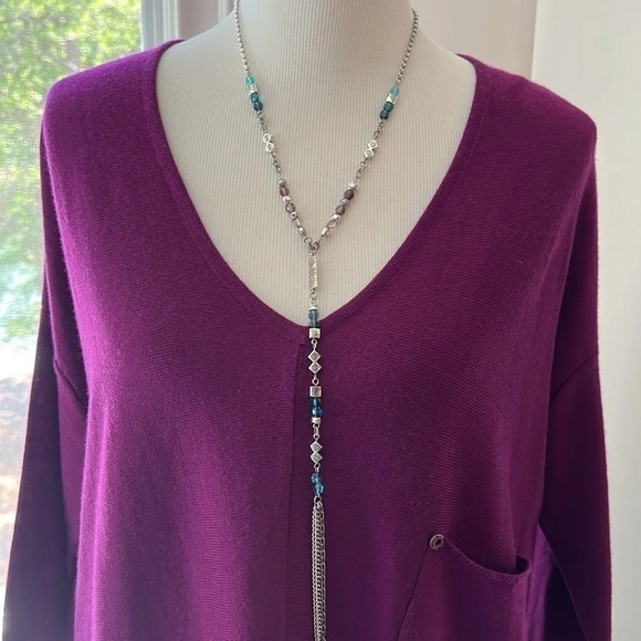 Keri ska Drop Shoulder Sweater, Size S/M. EUC - Picture 3 of 9